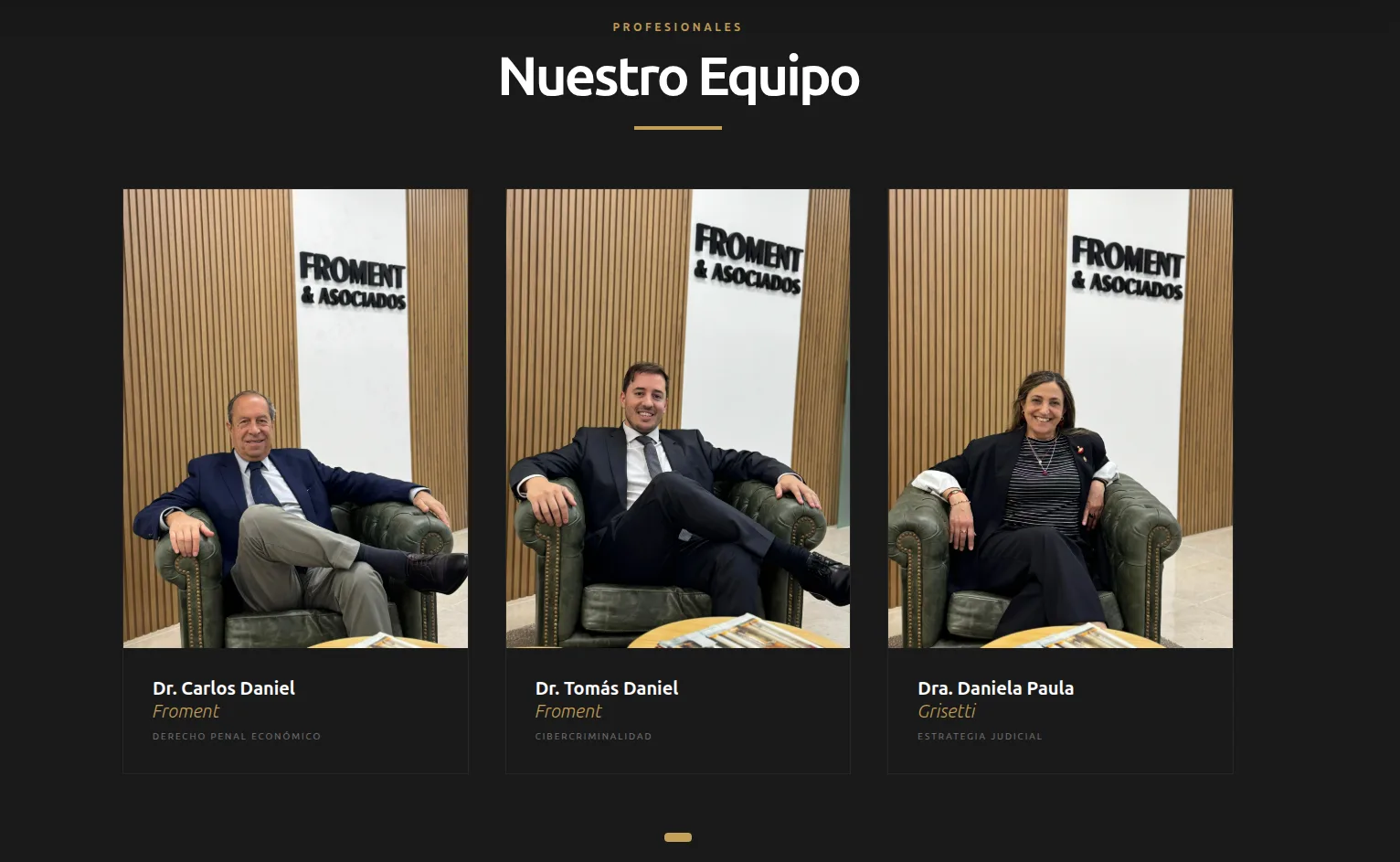 Estudio Jurídico Froment & Asociados — captura 3