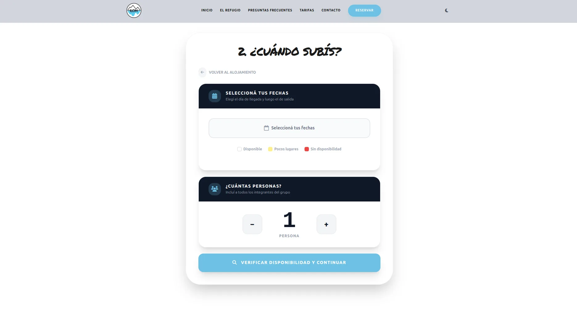 Sistema de Reservas — captura 2